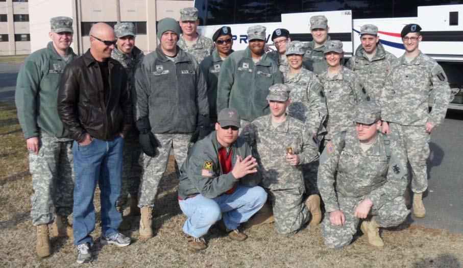 Story by Capt. Donald Larsen COMMANDER S CORNER Courtesy Photo Soldiers from the 362nd Mobile Public Affairs Detachment pose for a photo at Joint Base McGuire-Dix-Lakehurst, N.J. during their premobilization training in Feb.
