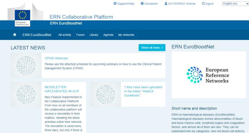 EC platforms for ERNs: Clinical Patients Management System and ERN Collaborative Platform Clinical Patient Management System (CPMS) The focus is first on diagnosis and treatment for patients by
