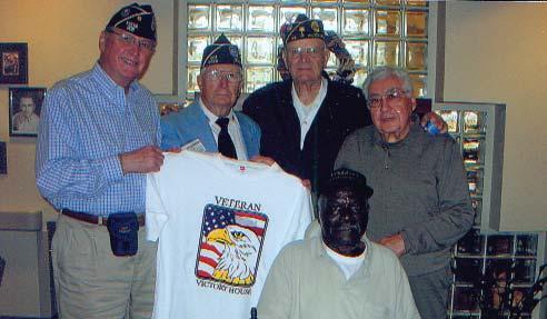 The other members present served in Korea or during the war from 1947 to 1989. Chapter Treasurer Bob Joy was awarded the KVA Member of the year award. KVA bags were given out to the members.