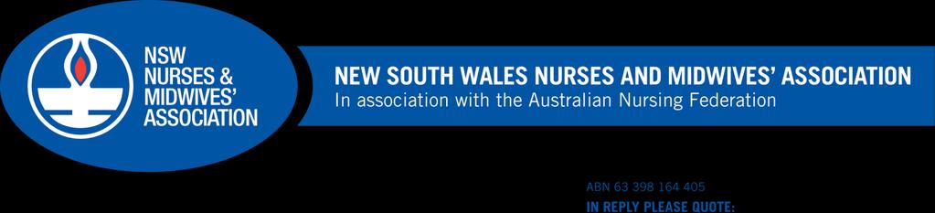 GENERAL SECRETARY CIRCULAR No: 45/2016 BH:DR:EU 21 April 2016 TO: All Members working in NEPT services NSW HealthShare NEPT services - draft position descriptions for nursing staff BACKGROUND On 10