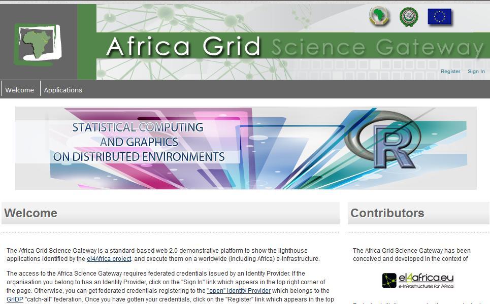 AFRICA GRID SCIENCE GATEWAY -