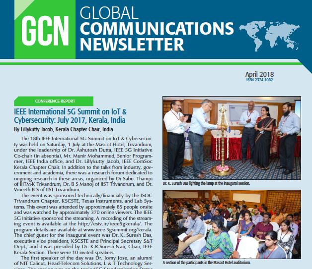 Global Communications Newsletter GCN - same content as the monthly printed issue, but HTML