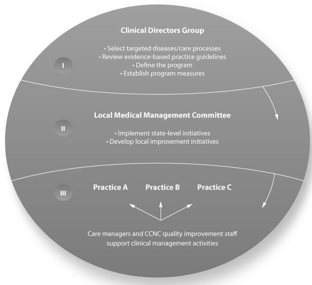 Managing Clinical Care (Spreading Best Practice) Chronic Care Model Over time, visits/interactions (planned and acute) will meet patient needs and assure the delivery of proven clinical and