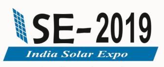 In this three days exhibition more than 70 top solar companies from India and abroad are displaying their products and services.