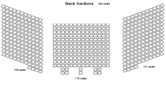 Sections 494 seats 157 Seats 157 Seats 180