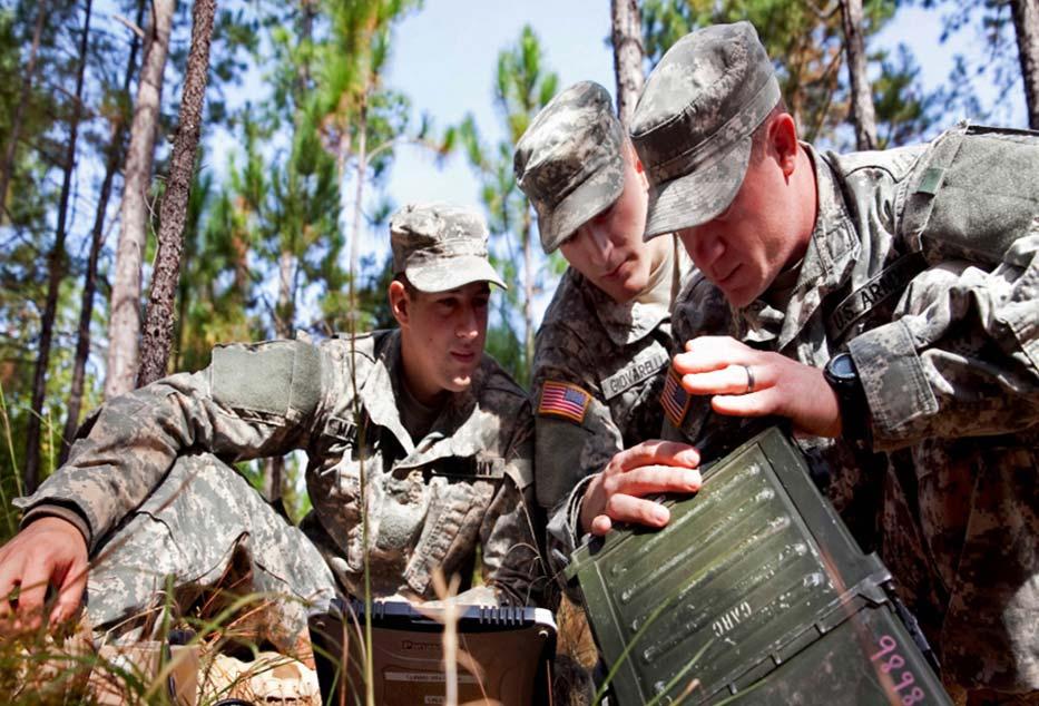 Figure 2. RSLC students use specialized communication equipment during the course.