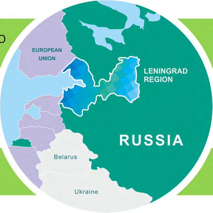GEOGRAPHY AND TRANSPORT INFRASTRUCTURE #lenoblinvest IN CLOSE PROXIMITY TO SAINT PETERSBURG POPULATION 1.