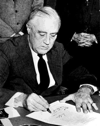 The next day, President Roosevelt asked Congress to declare war on Japan. They agreed and the US officially entered WWII on December 8, 1941.