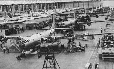 In 1942, the Bell Aircraft company arrived in the small town of Marietta and began to produce B-29 bombers.