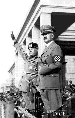 Mussolini signed an alliance with Germany in 1936. Japan signed an alliance with Germany and Italy in 1940.