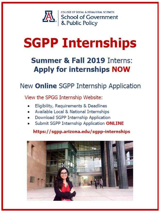 Internship Opportunities SGPP