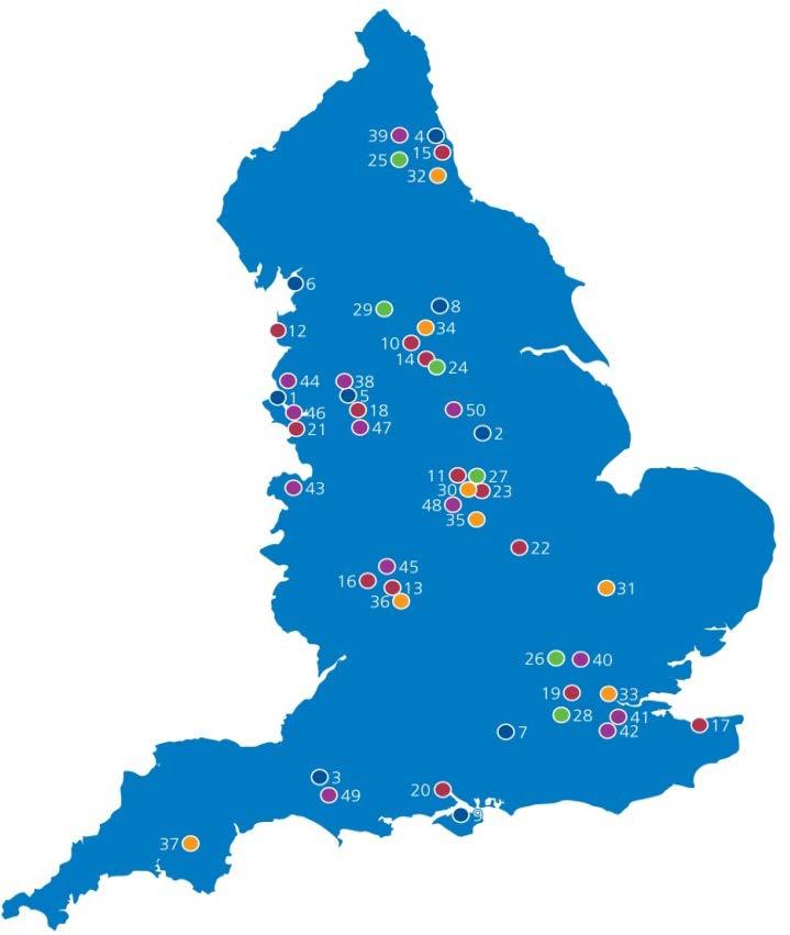 50 vanguards selected 5 new models of care with a total of 50 vanguards: 9 14 6 8 Integrated primary and acute care
