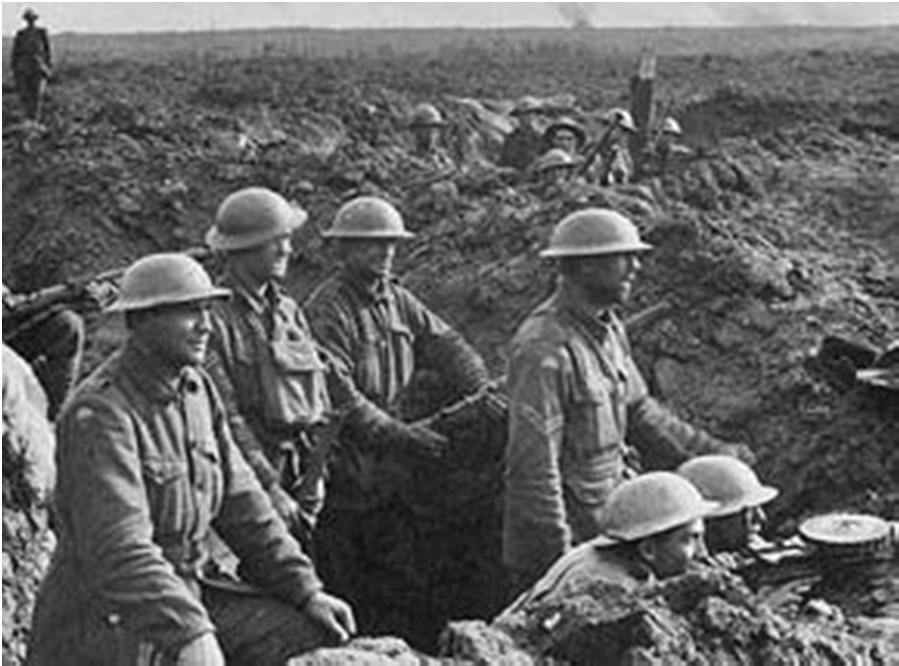 However, in 1917, after 3 years of war, the death toll was tragic : million of soldiers had already died, and even more of them came back, wounded. The European population was tired of this war.