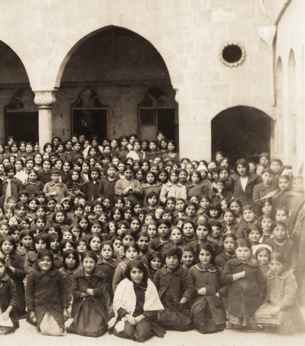 (Above) Some of the 1600 orphans Gerard looked after in Aleppo;