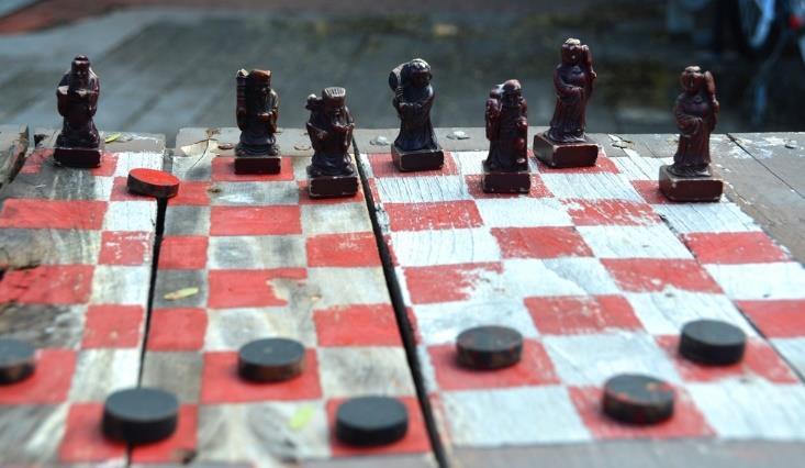 It is like trying to compare checkers and chess games they are both played on a checkered board, but the playing pieces, rules and strategies for success are so vastly different that there are few