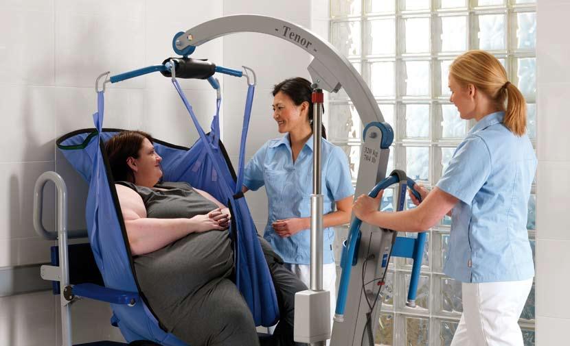 An active contribution to better bariatric care Carmina plays an important part in improving quality of life for bariatric residents and enhancing the working environment for carers involved in