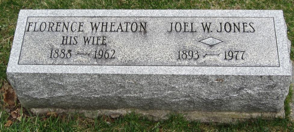 Jones, Joel W. Evergreen Cemetery Town of Bristol Obituaries. Joel W. Jones. Daily Messenger. Sep. 19, 1977. p. 2. [Obituary mentions his service and membership in the American Legion.] Jones, Joel W.