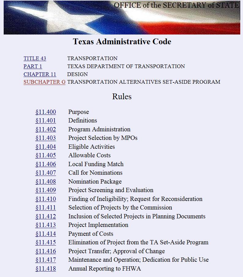 cfm Based on FHWA guidance, MPO s designated as a TMA will conduct an independent competitive Call for Projects TxDOT s TA Set-Aside Program