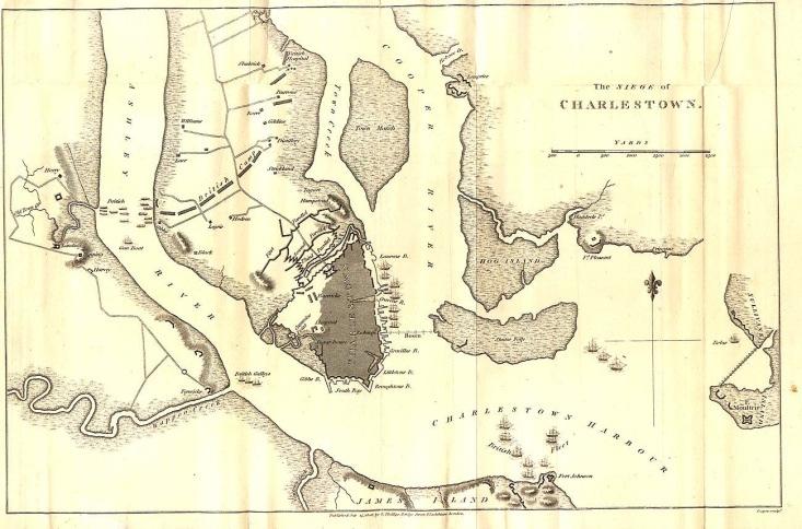Siege of Charles Town, April-May 1780 Clinton and Cornwallis, accompanied by 8500 soldiers sailed south to the city of Charles Town (today known as Charleston, South Carolina), an important port and