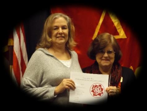 March 2019, Page 5 New Member Susan Holt Past-President Pat