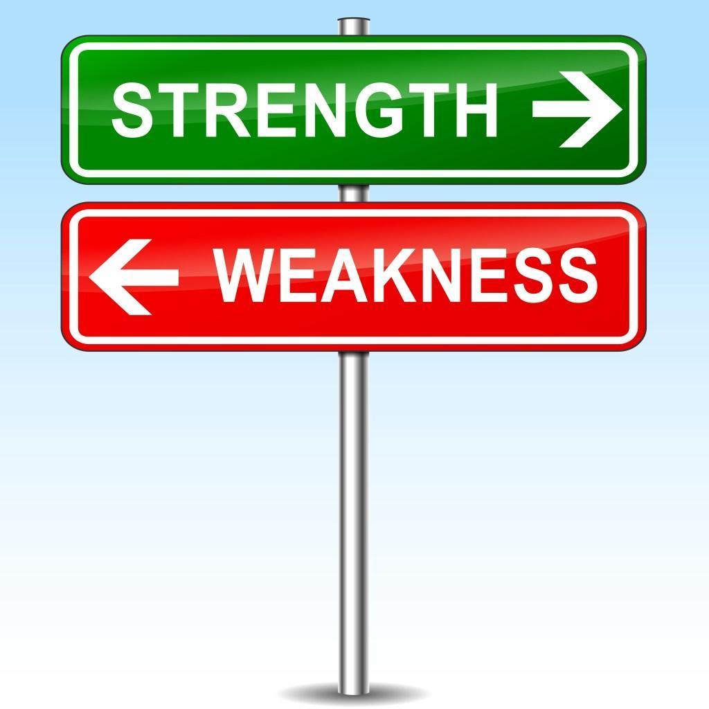 Everyone has strengths and weaknesses.