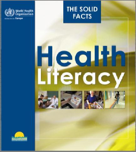 SLIDES 11 13 New publications being launched Health literacy: the solid facts