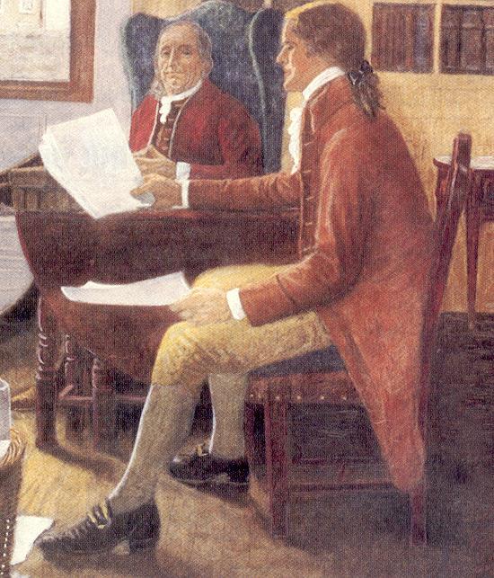 During a meeting of the Second Continental Congress, delegates asked Thomas