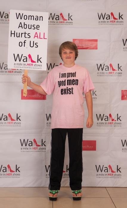 Walk a Mile in HER Shoes About The Event Saturday October 15, 2016 marks the 11 th Anniversary of Walk a Mile in HER Shoes: The Men's March to End Violence Against Women!