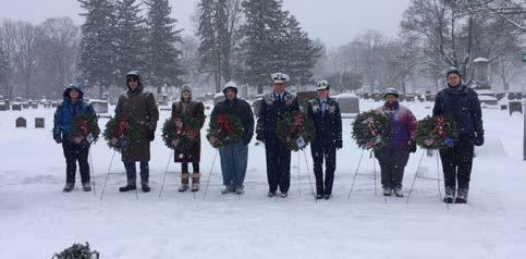 Wreaths Across America - On Saturday December 17 th, a snowstorm cancelled the official Wreaths Across America event.