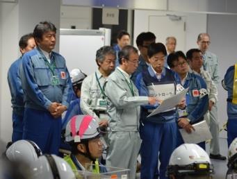 Visit to main earthquake-resistant building Emergency response training following assessment by the Nuclear Regulation Authority An Emergency Response Improvement Plan, which includes reorganizing