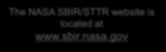 gov NASA SBIR/STTR Website