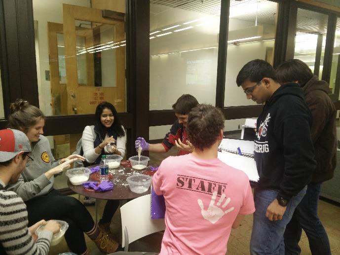 hosted a Game Night at the student center.