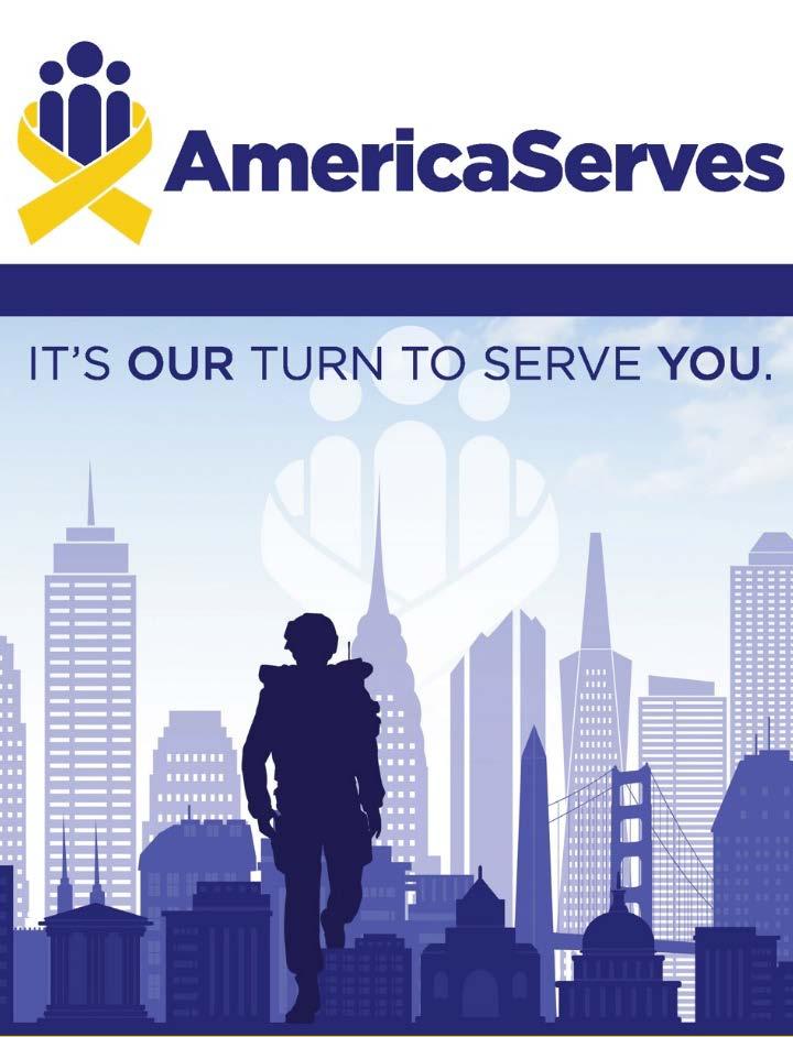 AmericaServes AMERICASERVES Introducing Coordinated & Community-Connected Networks of Care and Service Provision Supporting Veterans and Families First-of-its-kind collective impact model Deployed