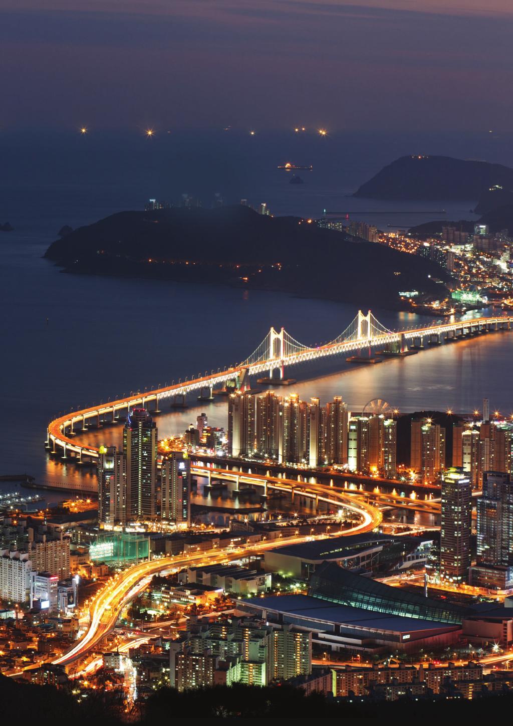 BUSAN Second largest city where located on the southeastern tip of Korea 5th largest port city in the world(the logistics hub of northeast asia) No.