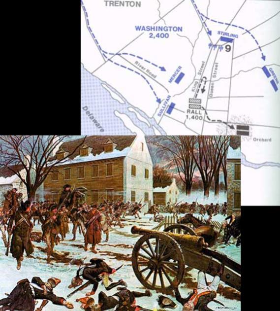 Crossing the Delaware, 1851 Emanuel Gottlieb Leutze, American Battle of Trenton (December 25,