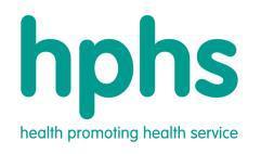 1. NHS Board: NHS Lanarkshire 2. Submission date: 30 April 2015 3. Named HPHS Lead: Elspeth Russell, Assistant Health Promotion Manager Contact: elspeth.russell@lanarkshire.scot.nhs.uk 4.