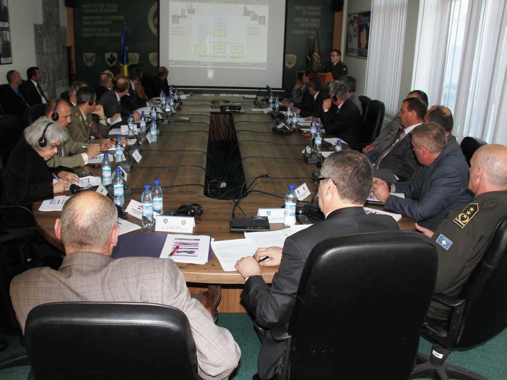 The mksf fosters cooperation with civil society On April 30, the MSKF received representatives of civil society, foreign embassies in Kosovo and regional defence attachés to the semi-annual meeting.