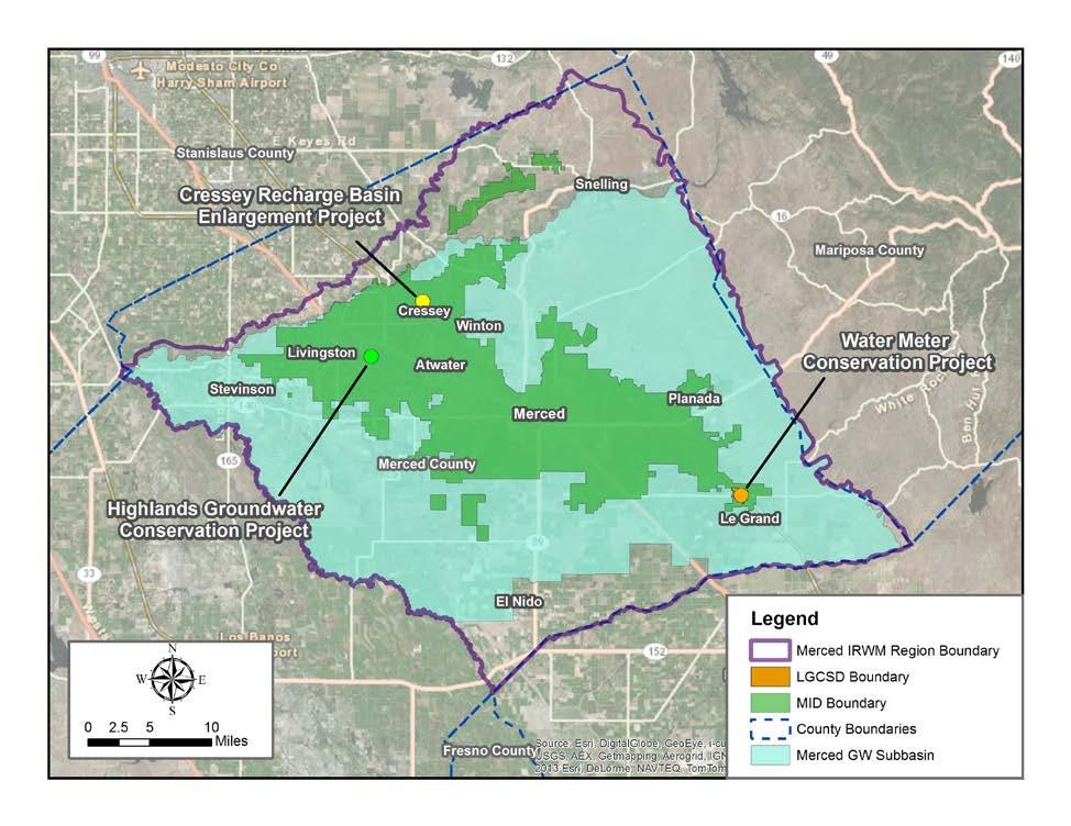 Merced Integrated Regional Water Management Merced Region Drought Grant Proposal Attachment 1: Authorization and Eligibility Requirements CASGEM Compliance All three projects are located within the