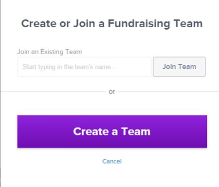 This is what you will see when you click the Join a Team button on a team page.