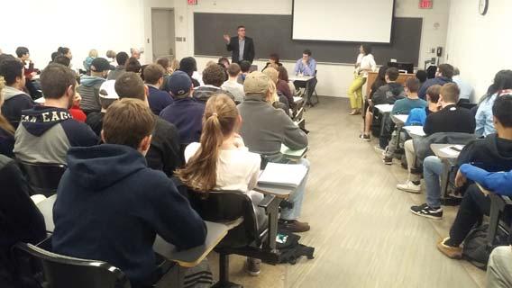 Entrepreneurship Speaker Series On October 26, 2016 and February 10, 2017, Penn State Berks hosted a guest speaker panel comprised of four successful entrepreneurs.