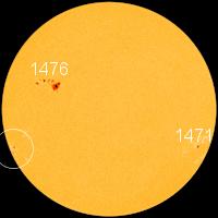 Next 24 hours: Space weather predicted to be minor.