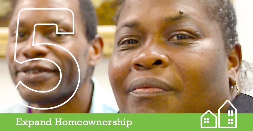 58% 0% Homeownership Which is MOST Important Which should staff undertake first? 33% A.