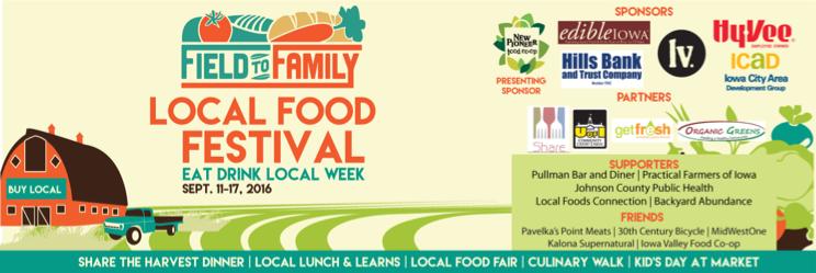 2016 Festival Our second annual Local Food Fair more than doubled audience from 2015! Offered first-ever Local Lunch and Learns as part of the Festival.