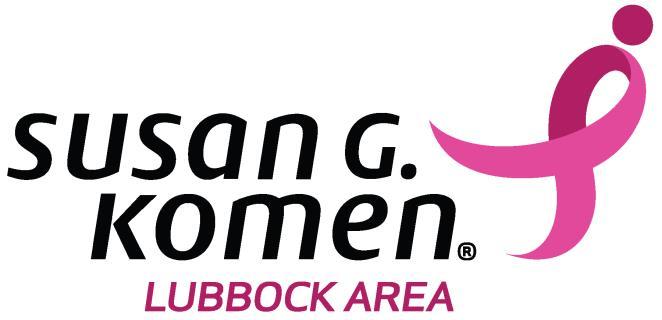 Lubbock Area 2017-2018 COMMUNITY GRANTS PROGRAM FOR BREAST HEALTH PROGRAMS TO BE HELD BETWEEN APRIL 1, 2017, AND MARCH 31, 2018 SUSAN G.
