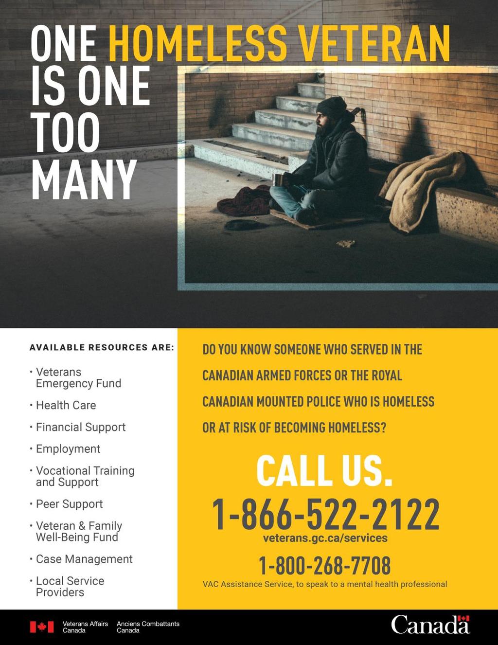 FIND Improve Outreach and Identification Created a Homelessness poster to