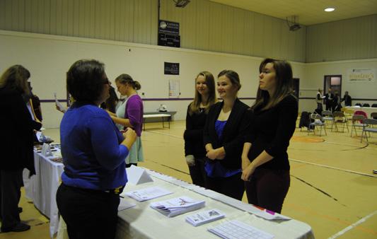 The Bradford County YMCA and United Way partnered with the Wyalusing Youth Leadership Program for a Volunteer Fair and Session on Volunteerism on Wednesday October 23rd 2014 for a dozen students from