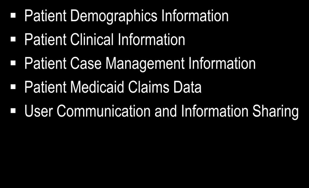 Information Silos Patient Demographics Information Patient Clinical Information Patient Case