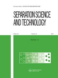 well-known publishers Separation Science and Technology Print ISSN: 0149-6395 Online ISSN: 1520-5754 Editor in Chief: Prof.