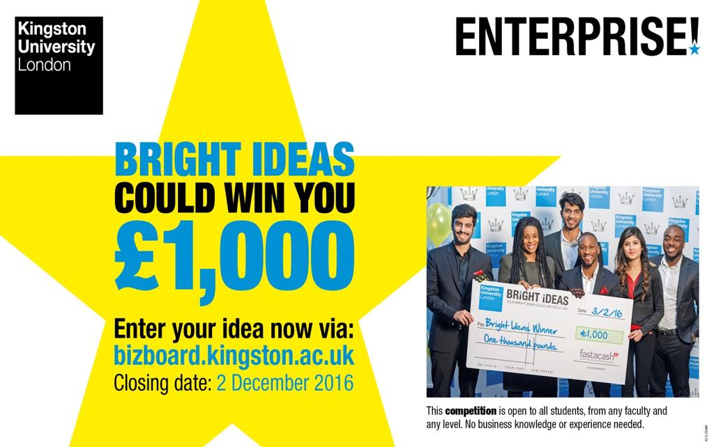 Bright Ideas 2016/17 Everything begins with an idea NOT a business Competition!