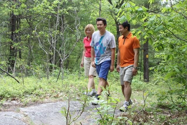 The Beaver Lake trail will take you through a low-laying hardwood forest typical of Central Ontario, as